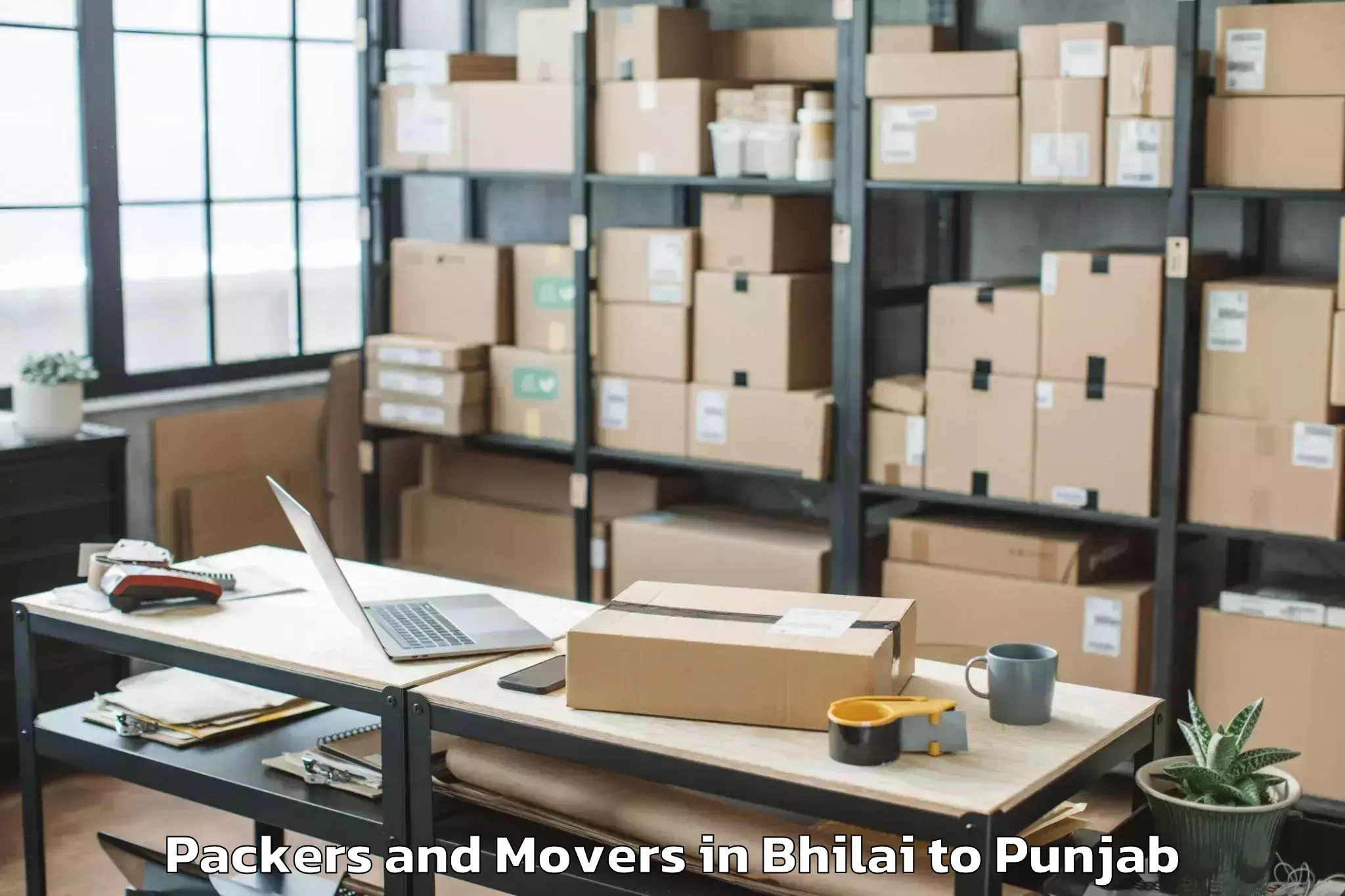 Trusted Bhilai to Jagraon Packers And Movers